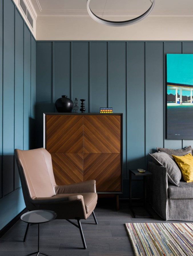 wall decoration with panels in the living room wall decoration with panels in the living room