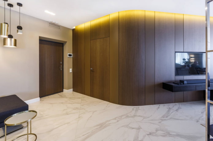 false panels in the hallway false panels in the hallway