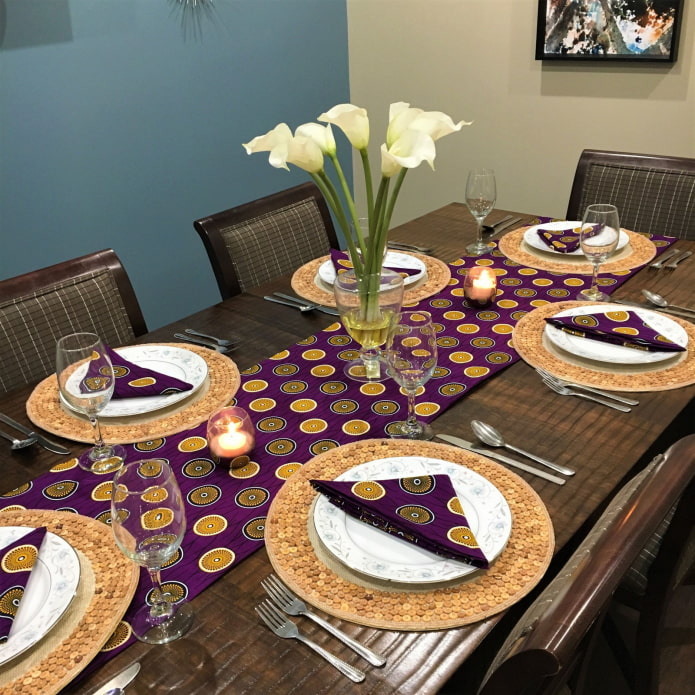 Path along the table Path along the table