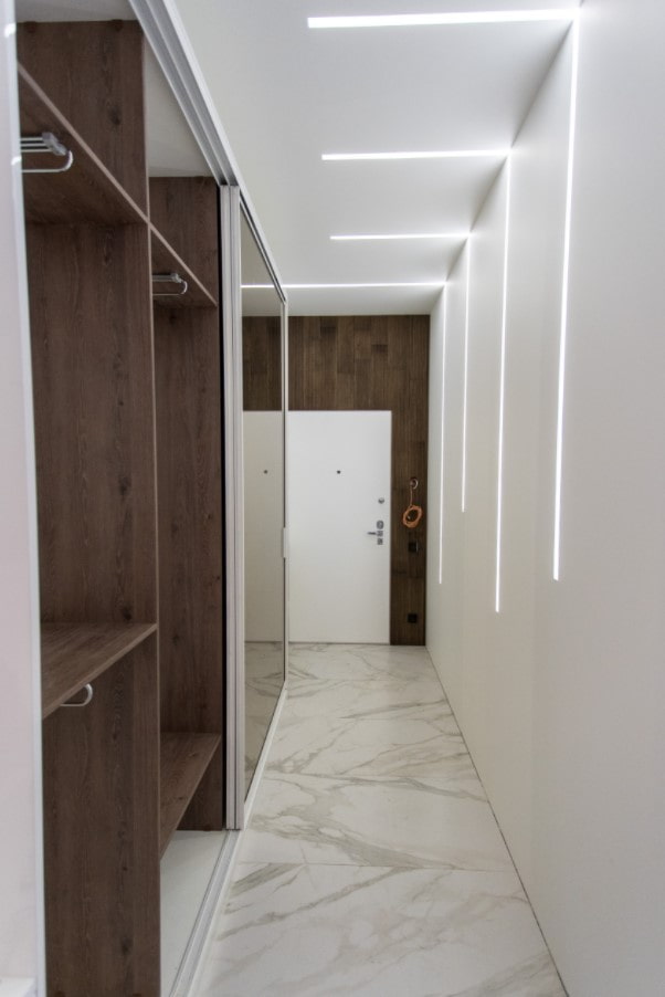 full wall wardrobe in the hallway full wall wardrobe in the hallway