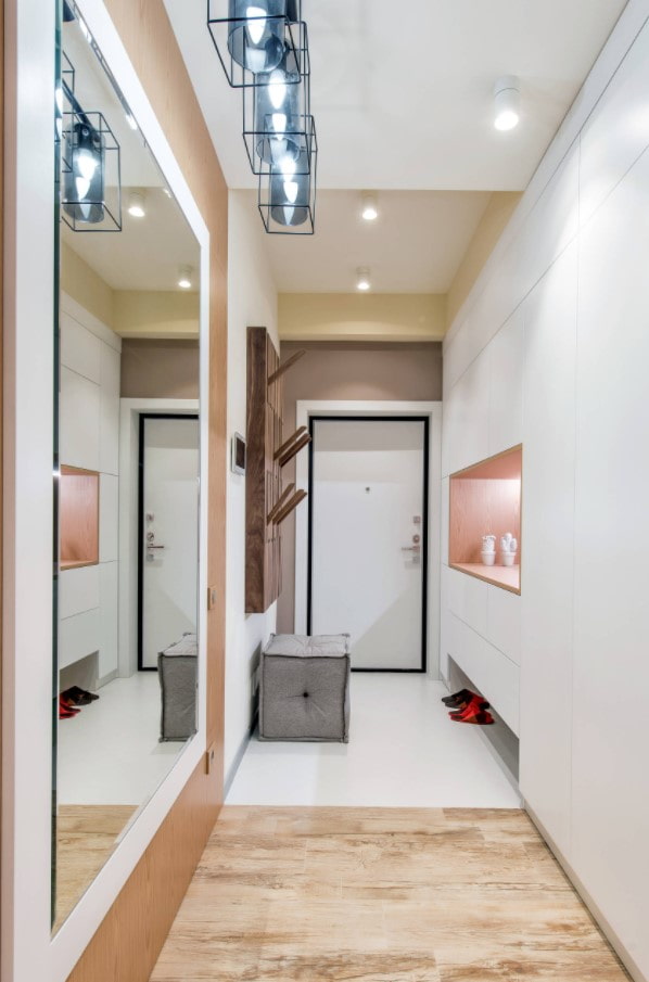 full wall wardrobe in the hallway full wall wardrobe in the hallway