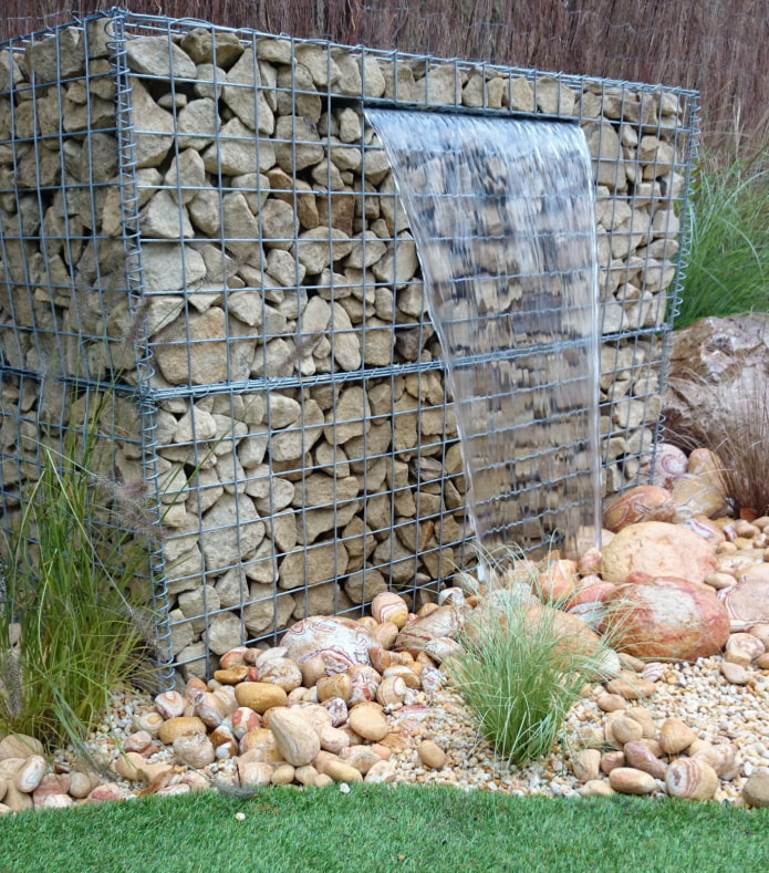 gabion waterfall