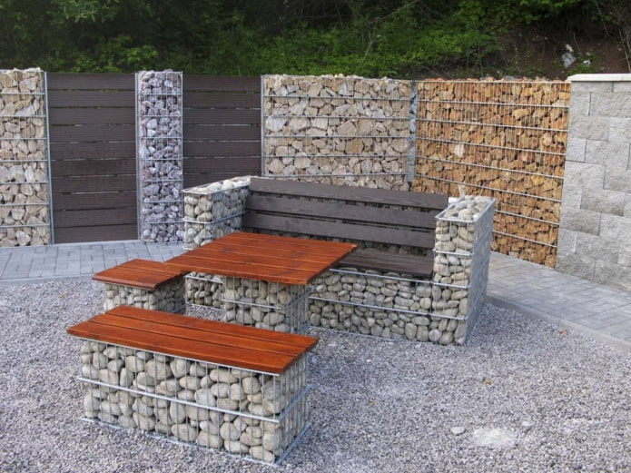 gabion furniture