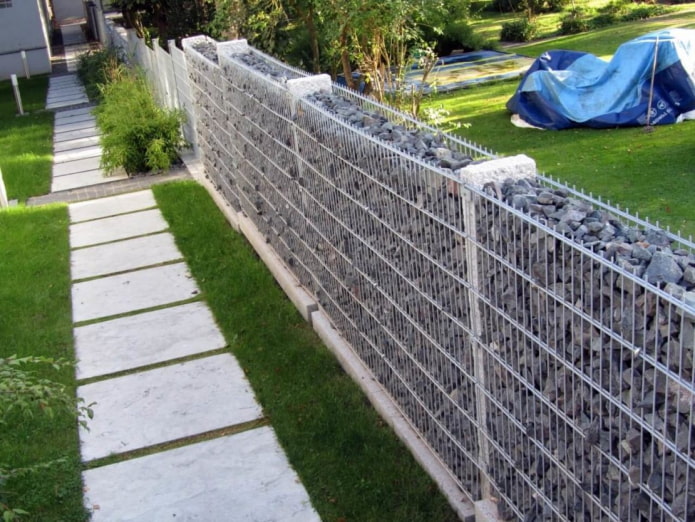 gabion fence