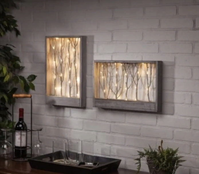 Branches with a garland Branches with a garland