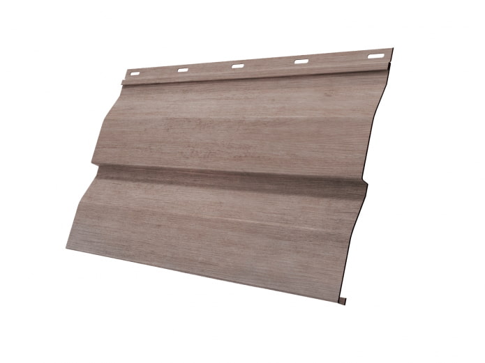metal siding with wood imitation