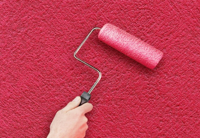 application of the second layer