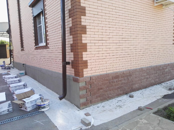 clinker brick for the basement of the house clinker brick for the basement of the house