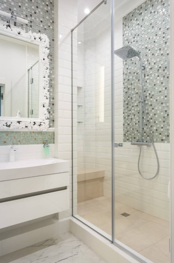 mosaic in bathroom decoration