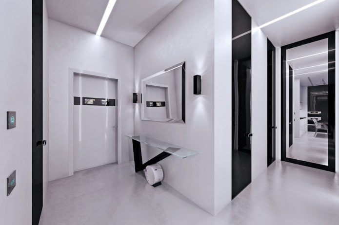 white minimalist hallway white minimalist hallway