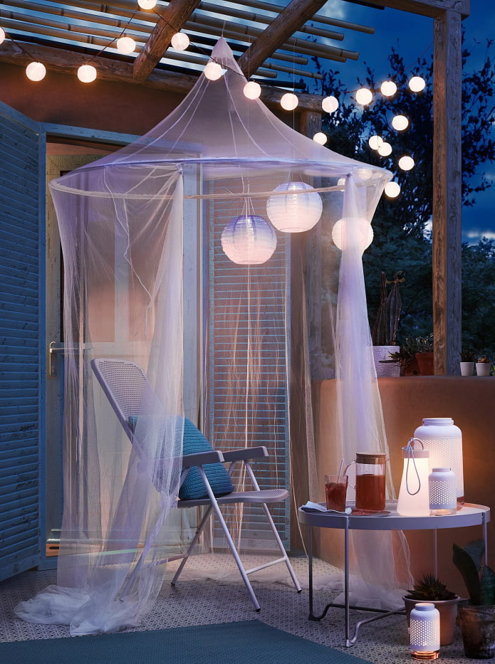 The canopy in the evening The canopy in the evening