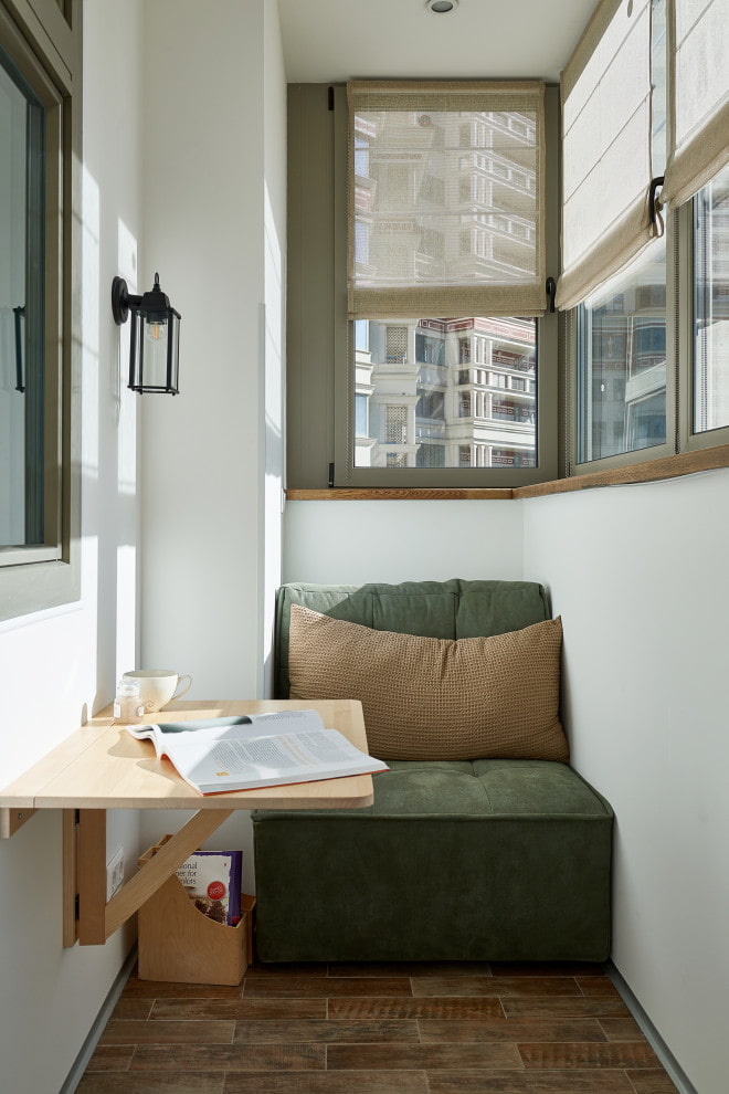 Soft armchair on the balcony Soft armchair on the balcony