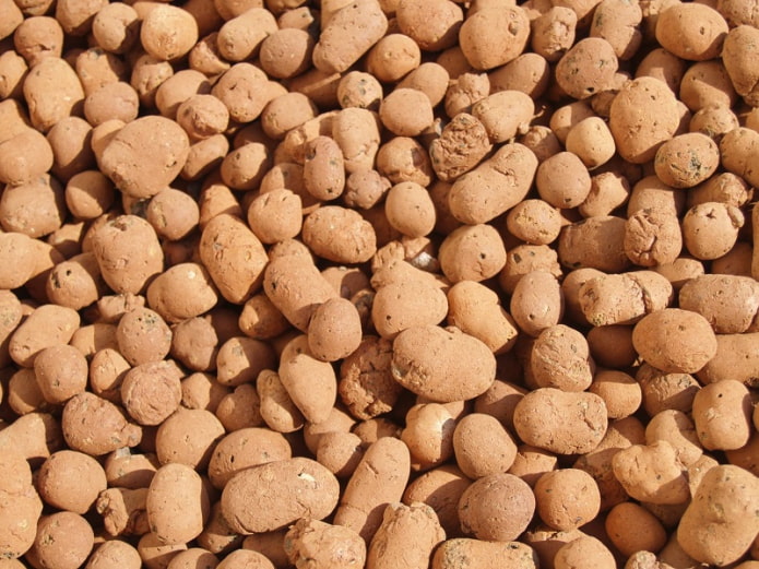 Expanded clay Expanded clay