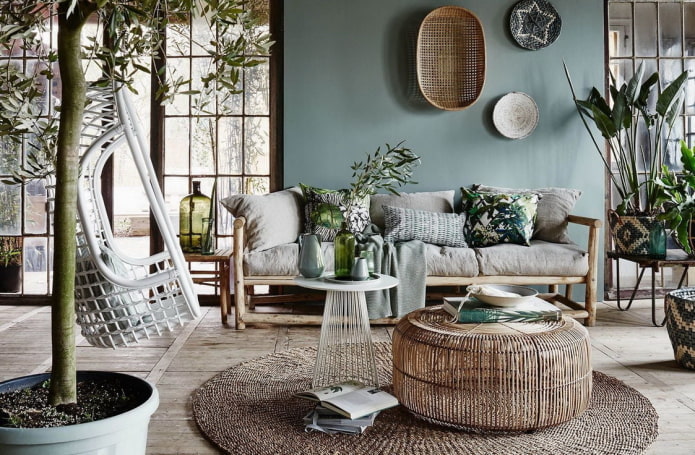 eco-boho in the interior