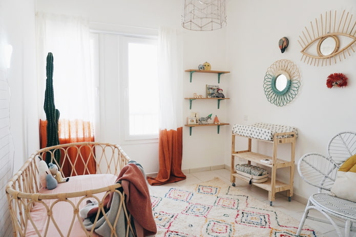 baby for a newborn in boho style