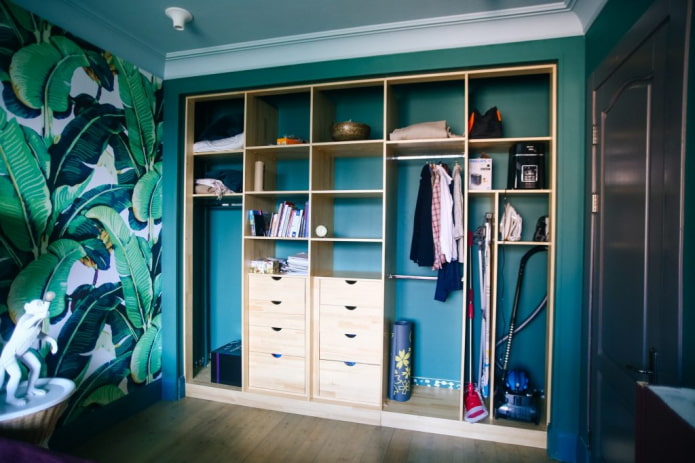 large wardrobe in the hallway