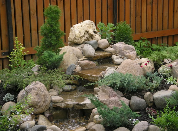 waterfall in landscape design