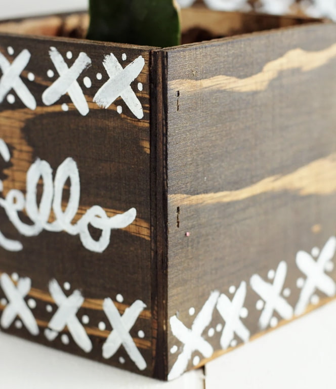 Plywood planter Plywood planter