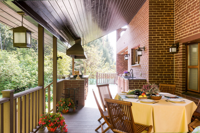 Brick in decoration Brick in decoration