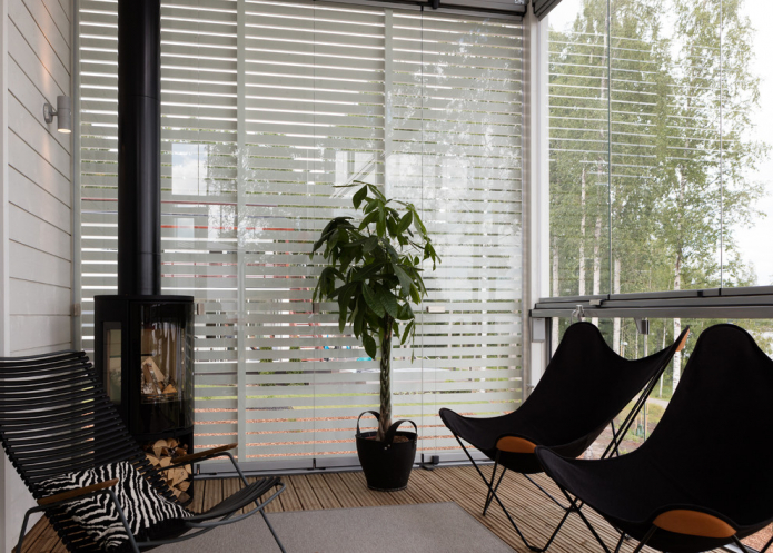 Veranda in a modern style Veranda in a modern style