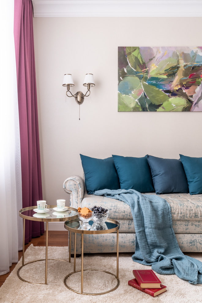 Curtains and picture Curtains and picture