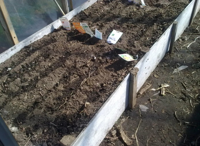 bed of slate in the table