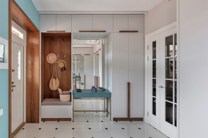 spacious entrance hall in the house