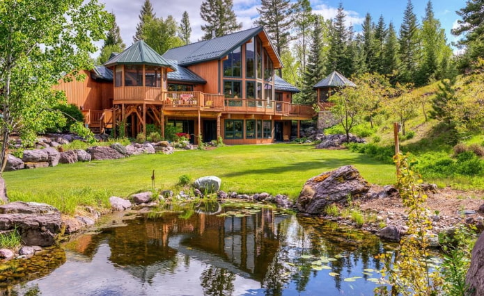 chalet style manor chalet style manor