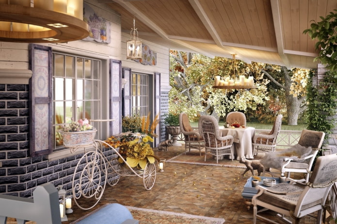 Provencal terrace Provencal terrace