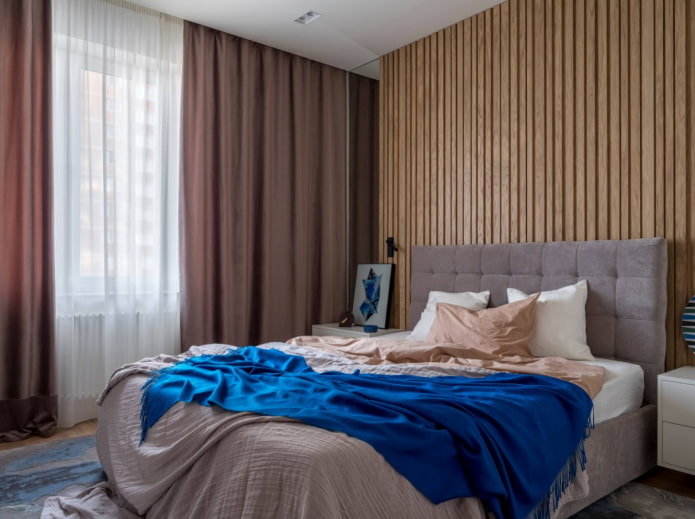 wooden beams on the wall in the bedroom wooden beams on the wall in the bedroom