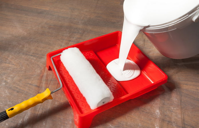 pouring paint into a ditch pouring paint into a ditch