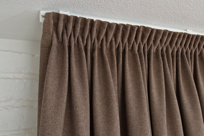 drape curtains on tape