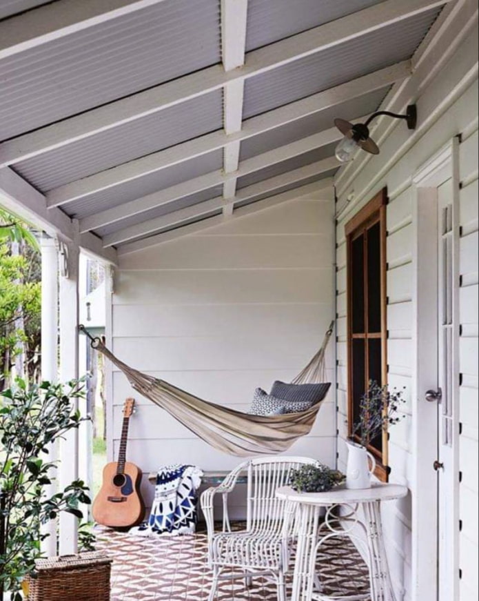 Hammock on the terrace