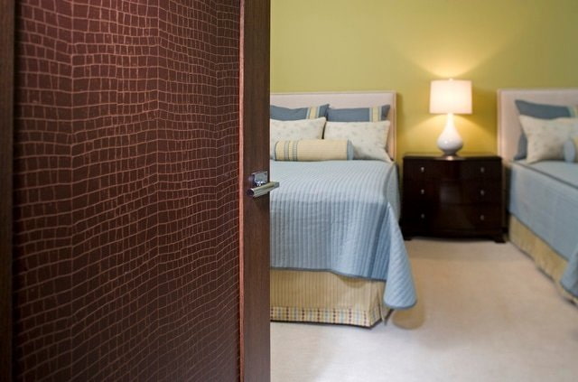 Replacement leather on the door Replacement leather on the door