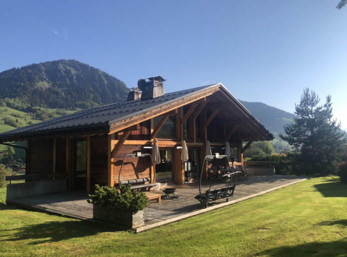 gable roof of the house gable roof of the house