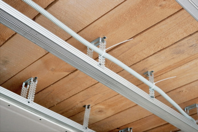 ceiling frame for panels