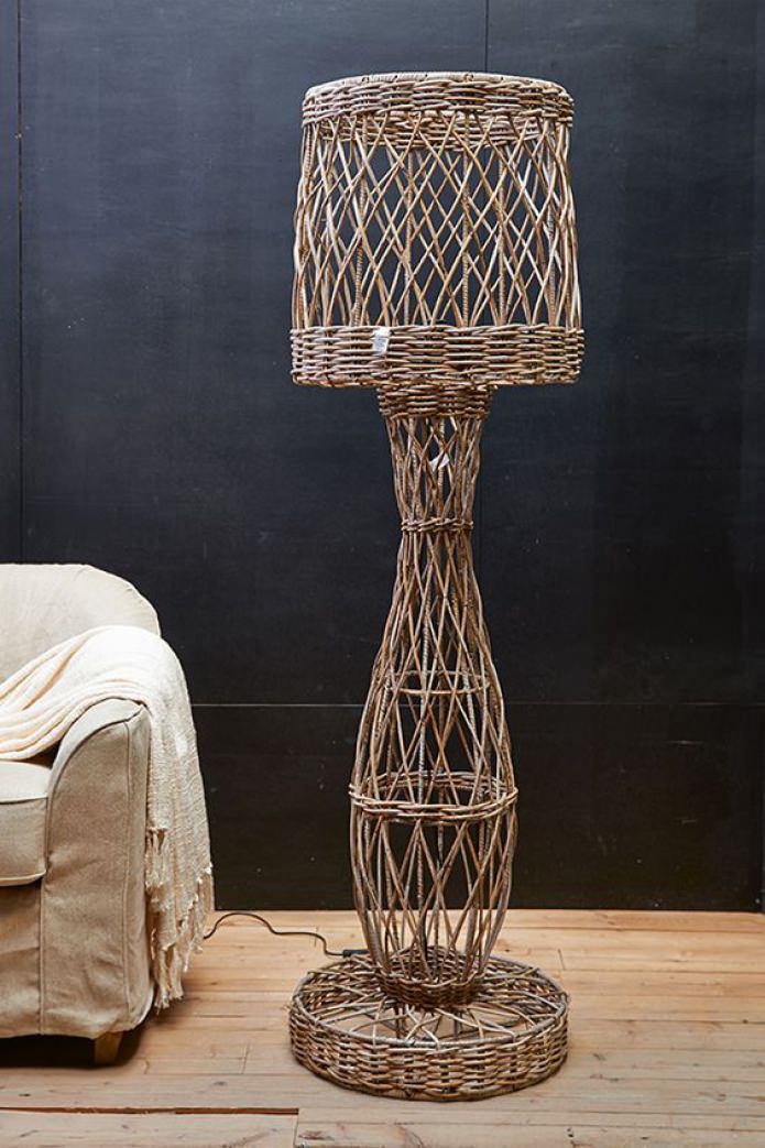 Wicker floor lamp Wicker floor lamp