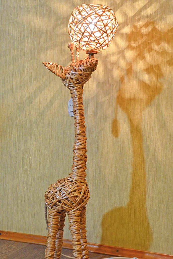 Wicker floor lamp Wicker floor lamp