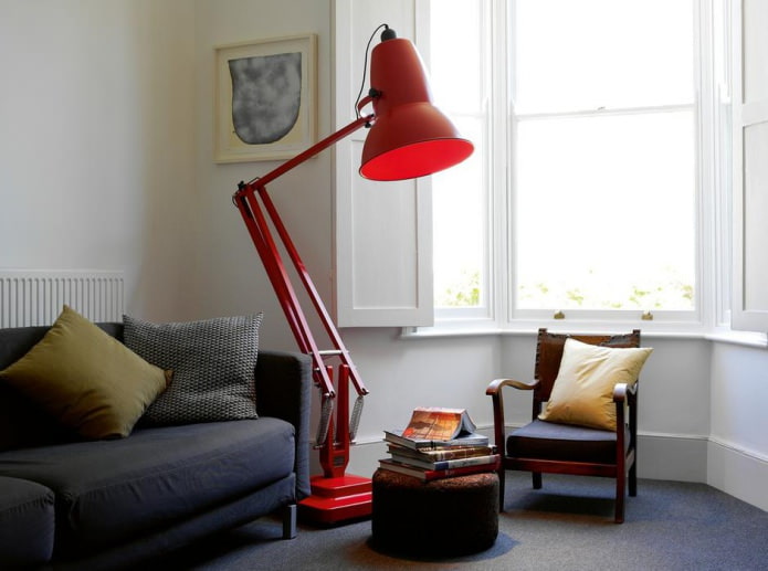 red lamp in the form of a large table lamp red lamp in the form of a large table lamp