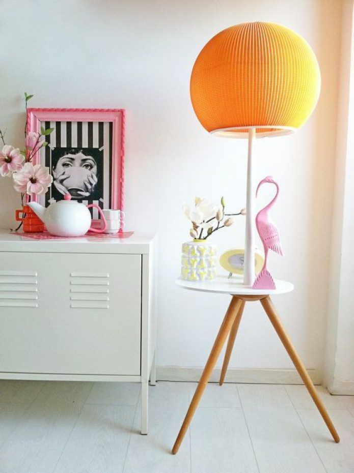 orange lampshade orange lampshade