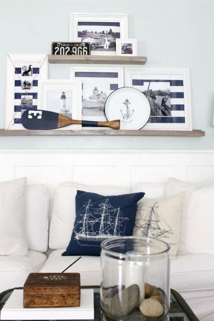 pillows with the image of the ship