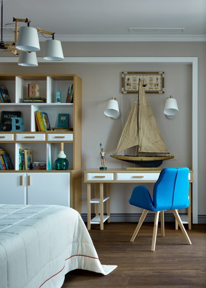 ship in the interior