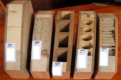 internal structure of panel doors