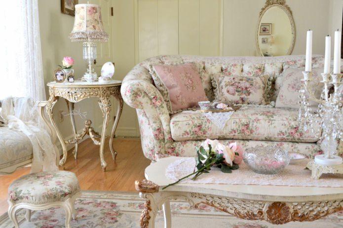 shabby chic living room