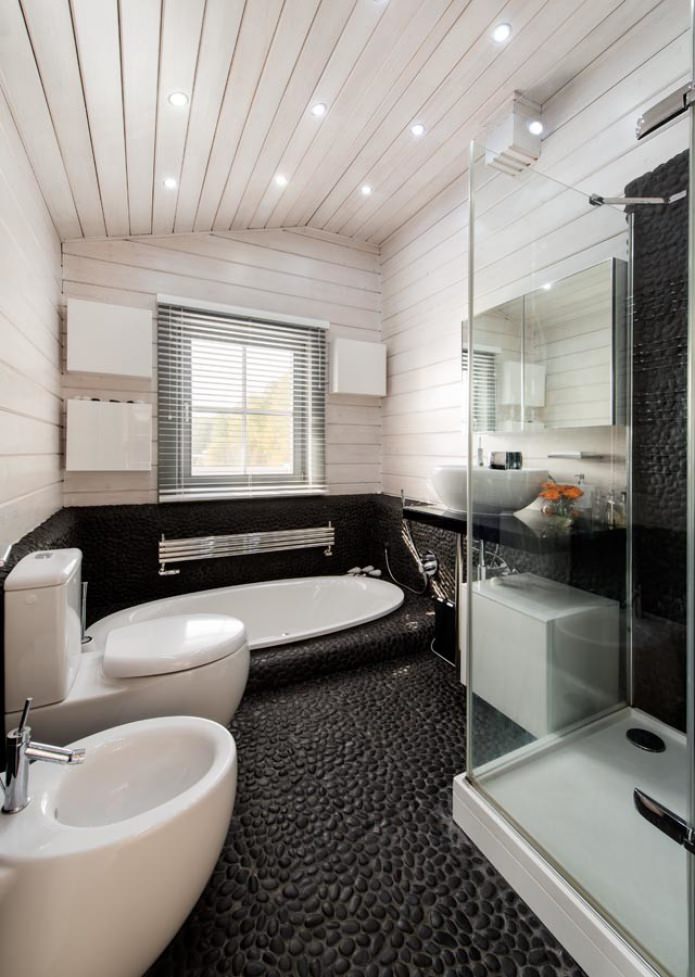 black pebbles on the floor black pebbles on the floor