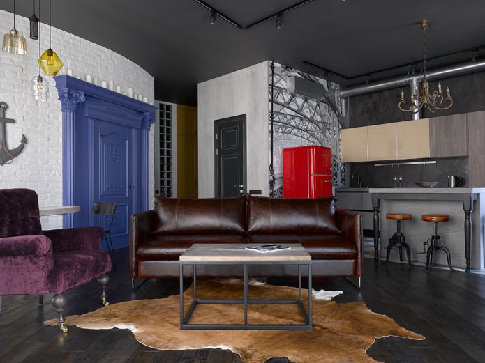 painting the ceiling in black