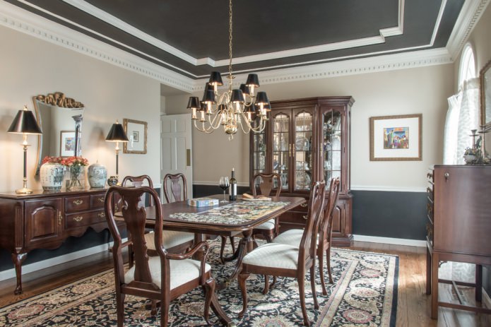 White skirting board