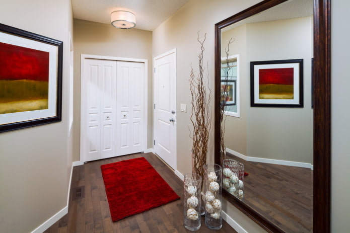 filling the vase with branches