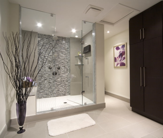 vase in the bathroom