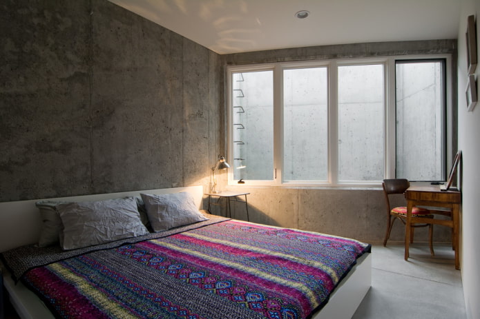 Concrete walls with a rough texture Concrete walls with a rough texture